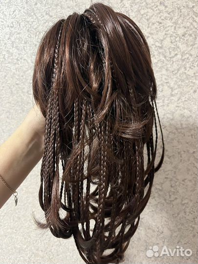 Хвост шиньон на крабе