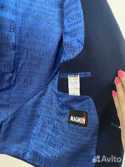 Школьный костюм для мальчика 140 синий