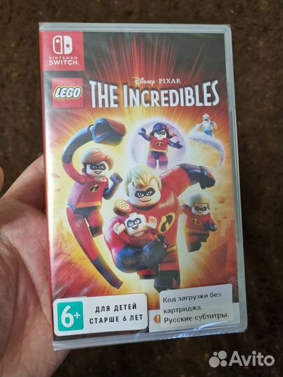 Lego The Incredibles nintendo switch, новый
