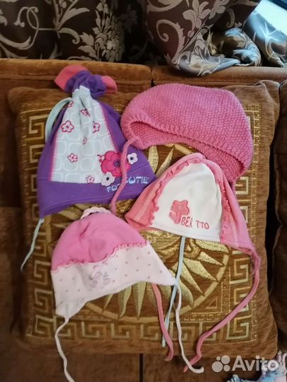 Детские шапочки для девочки