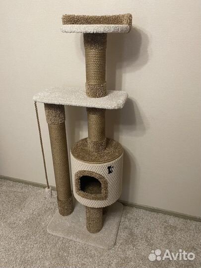 Домик - когтеточка, лежанка для котов(кошек) новый