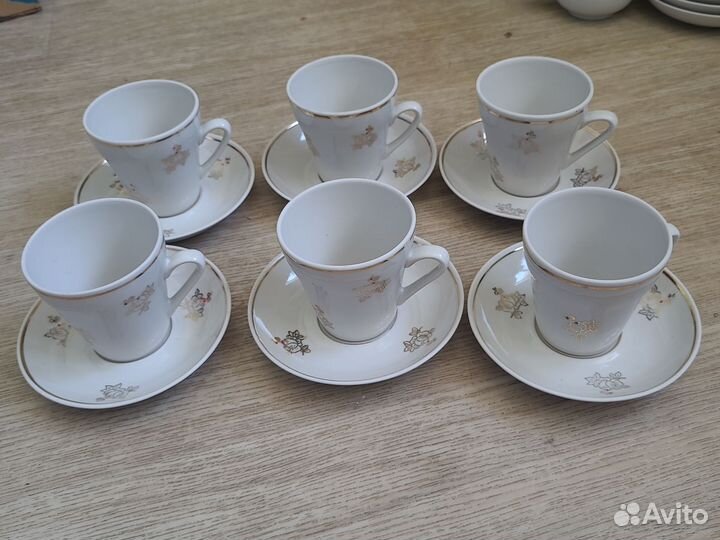 Кофейный сервиз СССР фарфор