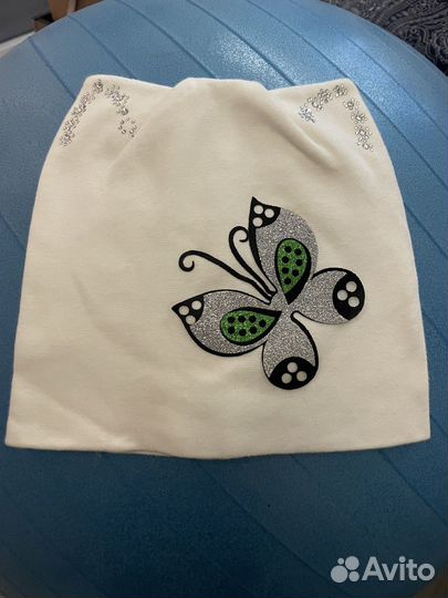 Шапочка демисезонная на 3-4 годика