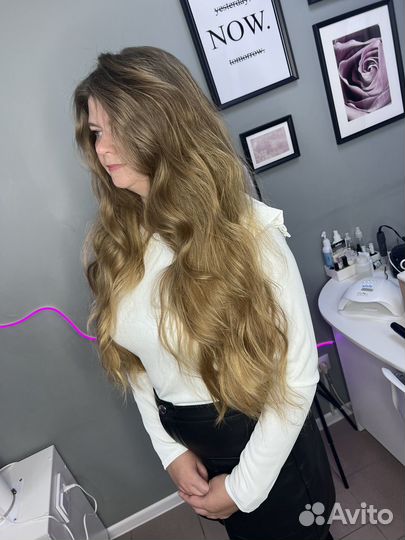 Модель на укладку волос