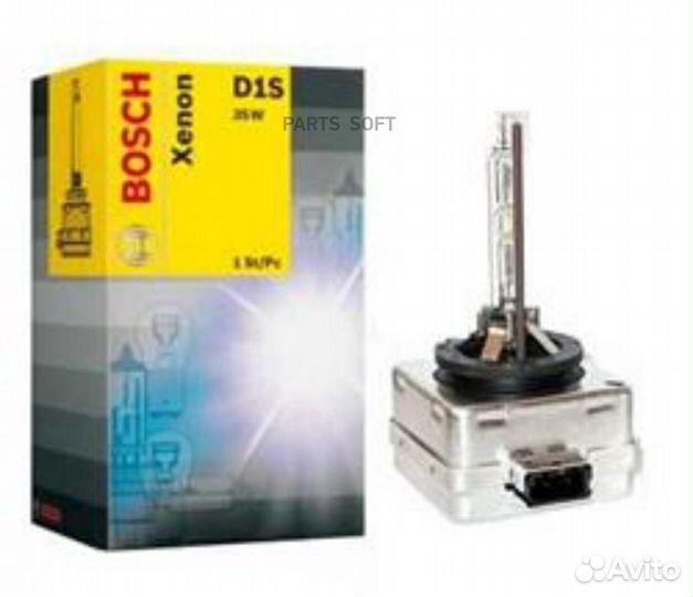 Лампа ксеноновая xenon HID D1S 35W (картон) (1 шт) 1987302905 bosch