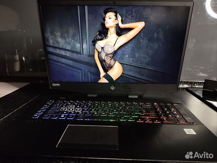 Игровой ноутбук HP omen i7-10750/rtx2070/16g/512g