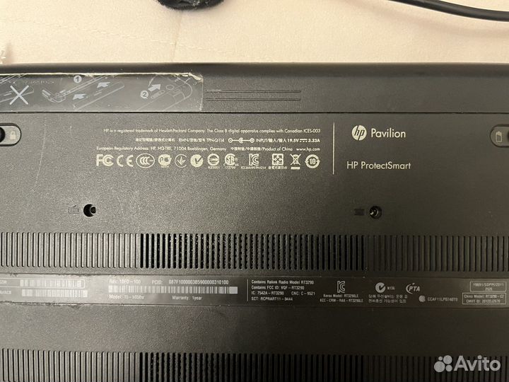 Ноутбук hp pavilion 15-b058sr