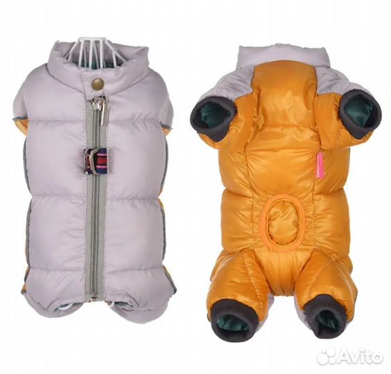 Собд51. Зимняя одежда для собак (спинка 37см)
