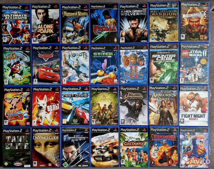 Лицензионные диски ps2