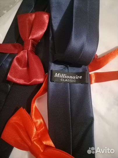 Галстук мужской и бабочки