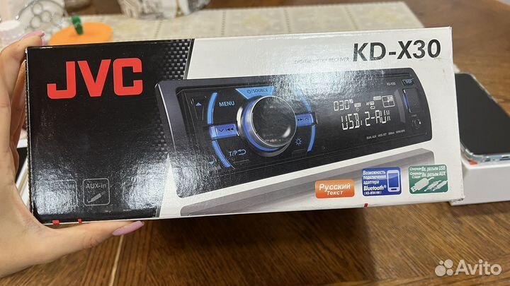 Автомогнитола jvc kd-x30
