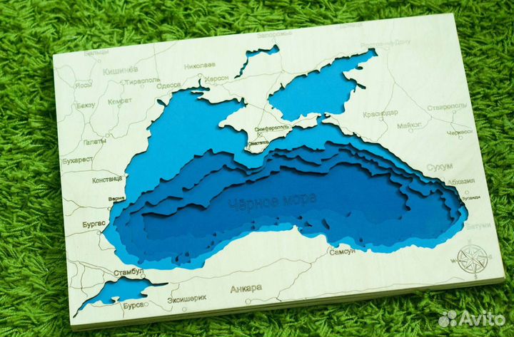 Карта Черного моря