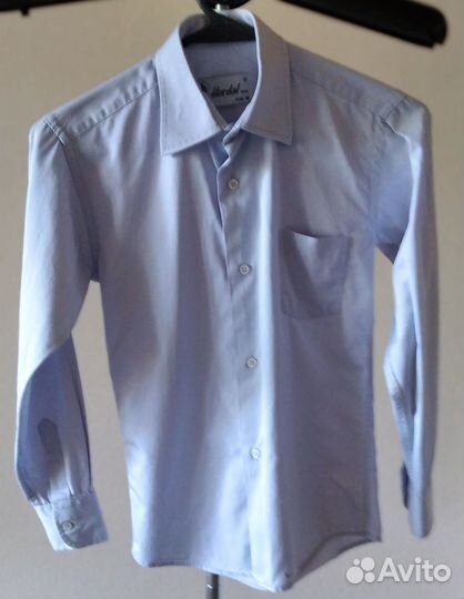 Рубашка школьная, рост 134