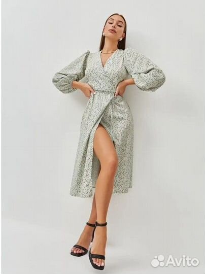 Платье на запах 52р