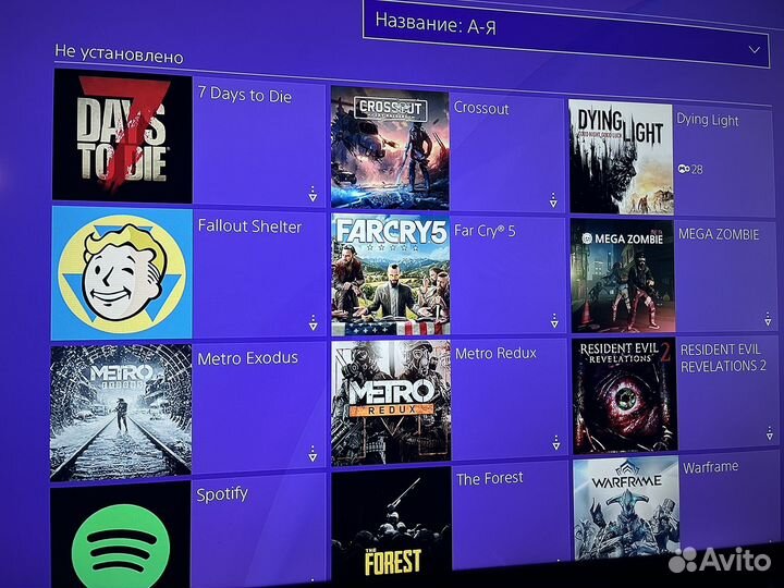 Sony playstation 4 + куча игр