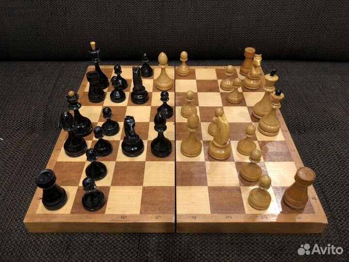 Шахматы деревянные СССР 1950 год