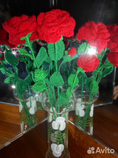 Розы ручной работы
