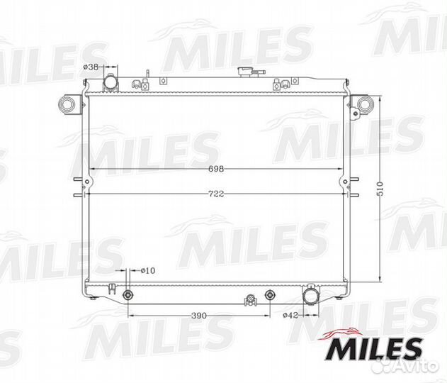 Радиатор охлаждения двигателя