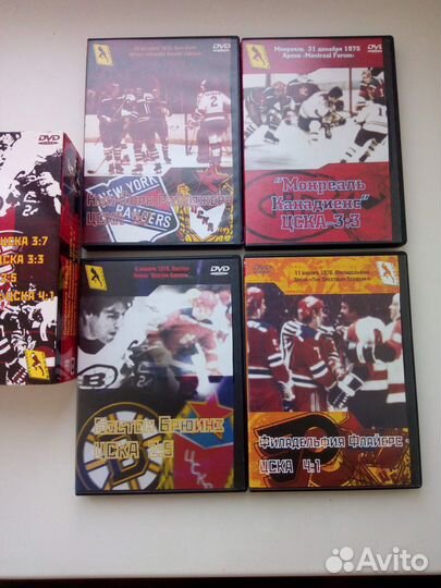 DVD-диски Хоккей СССР-Канада, Футбол