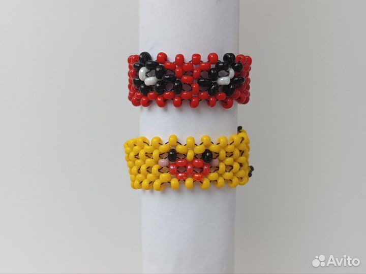 Кольцо из бисера