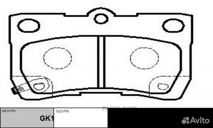 CTR GK1060 Колодки тормозные lexus GS 3.0-4.6 05/I