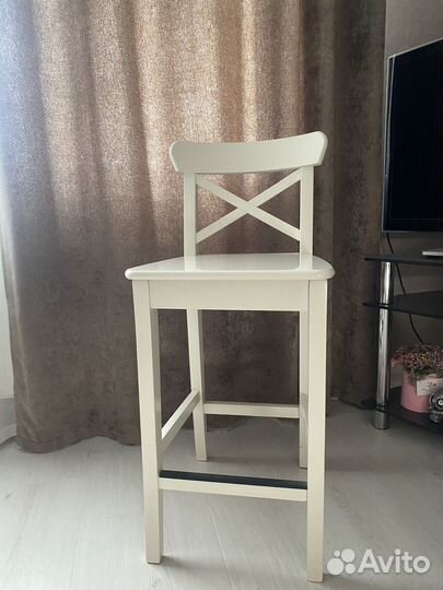 Барный стул IKEA белый
