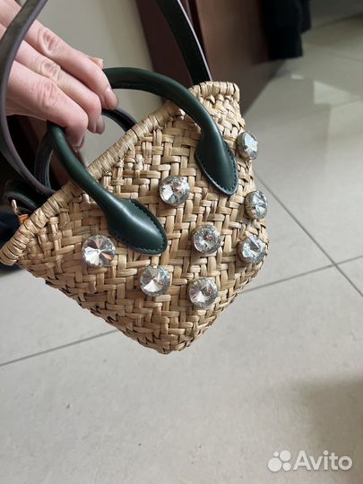 Мини сумка корзинка