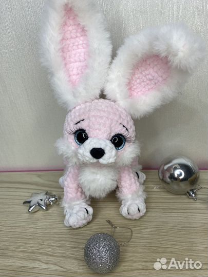 Зайка плюшевый ручная работа