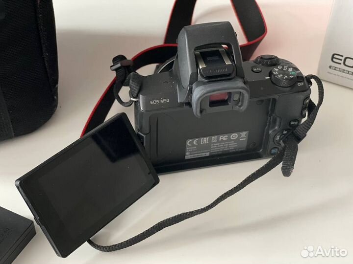 Canon eos M50 body+ объектив 22мм