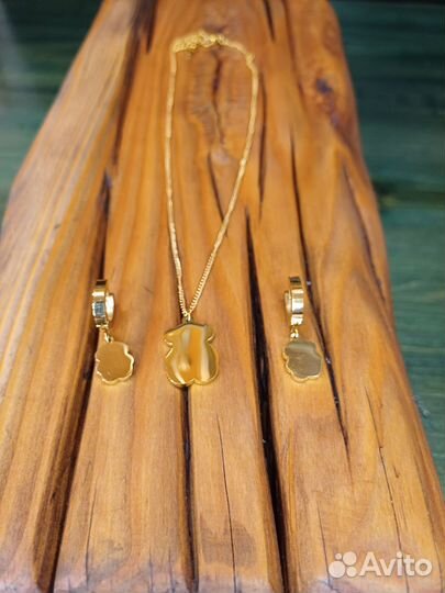 Цепочка tous с серёжками