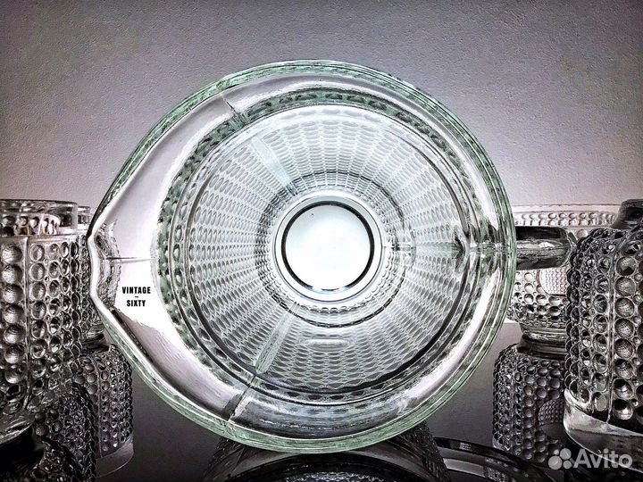 Кувшин и 6 бокалов редкий набор Чехословакия 70-е