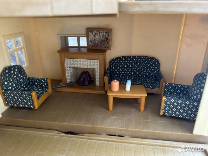 Sylvanian families большой дом со светом