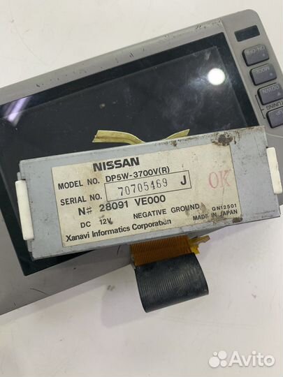 Монитор штатный nissan