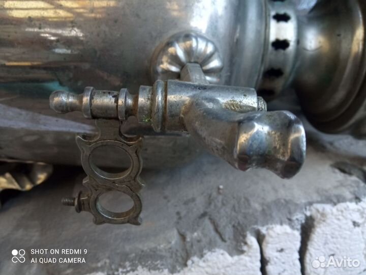 Самовар на дровах старинный