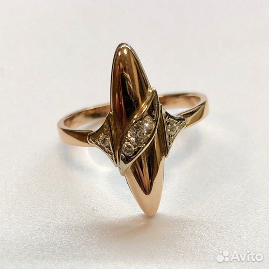 Золотое кольцо 585 пробы