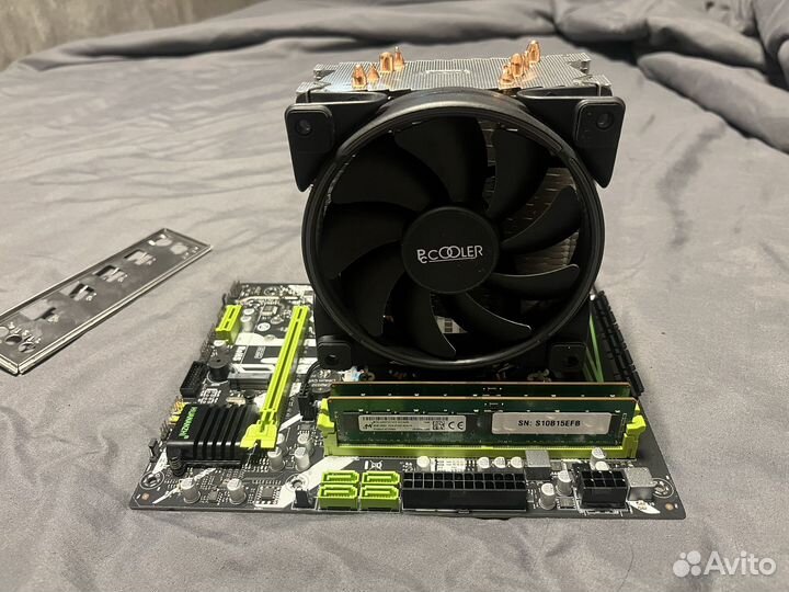 Мат плата + процессор + оперативка