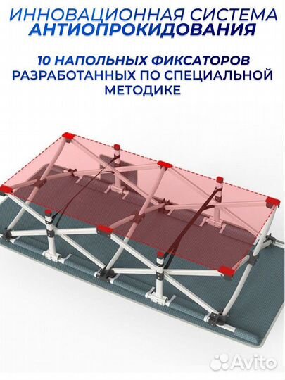 Раскладушка трансфомер зонтик С встроенным матрасо