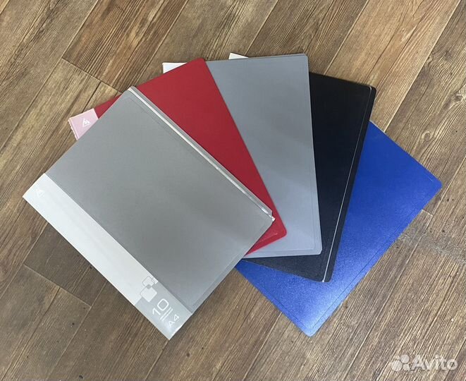 Папки-вкладыши с файлами, скоросшиватели