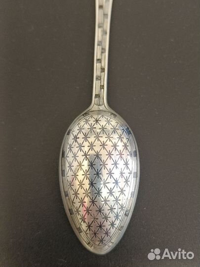 Серебряная чайная ложка СССР