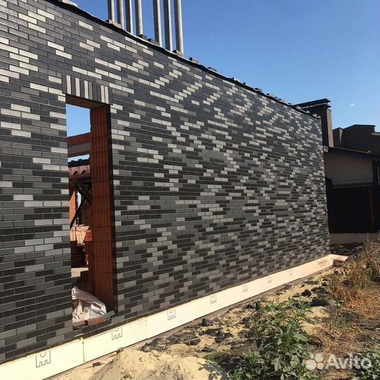 Кирпич лицевой Черный