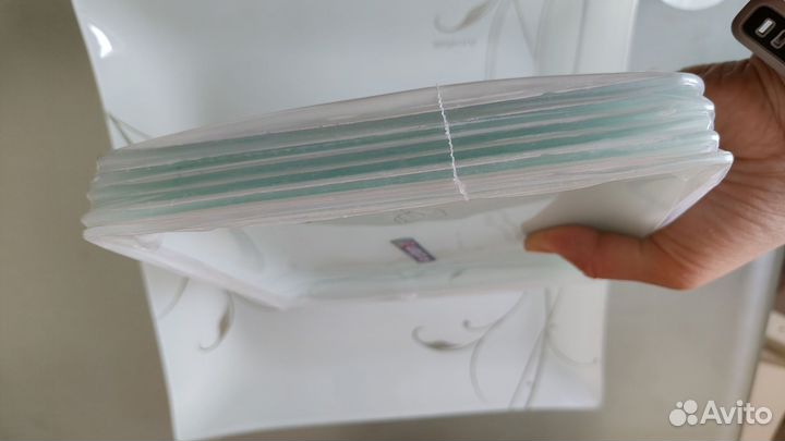 Arcofam Набор тарелок 7 шт, Закаленное стекло