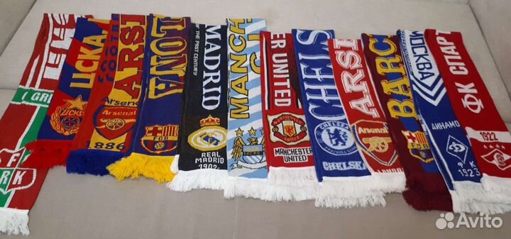 Футбольные шарфы в ассортименте, новые