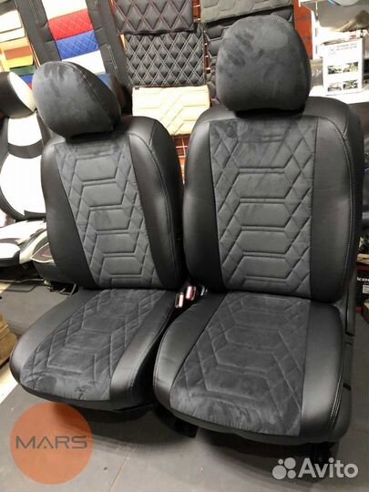 Авточехлы на Ниссан Кашкай из экокожи