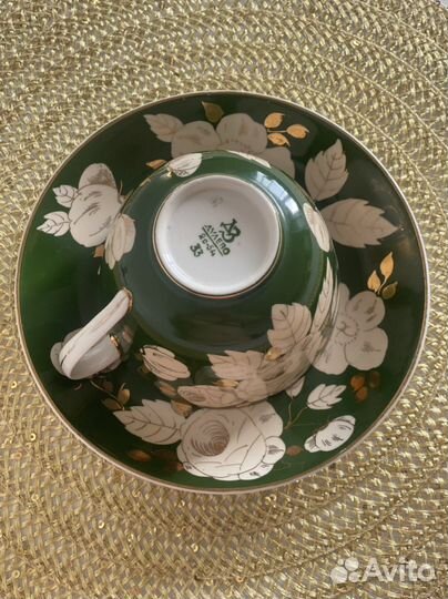 Чайная пара Дулево колокол