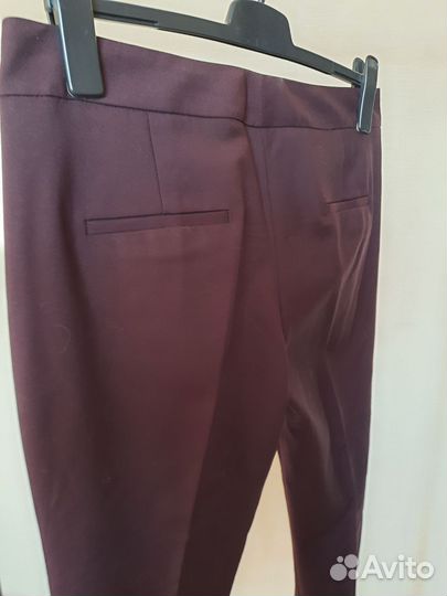 Брюки женские бордовые Mango