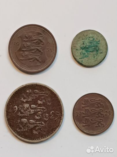 Монеты досоветской Эстонии