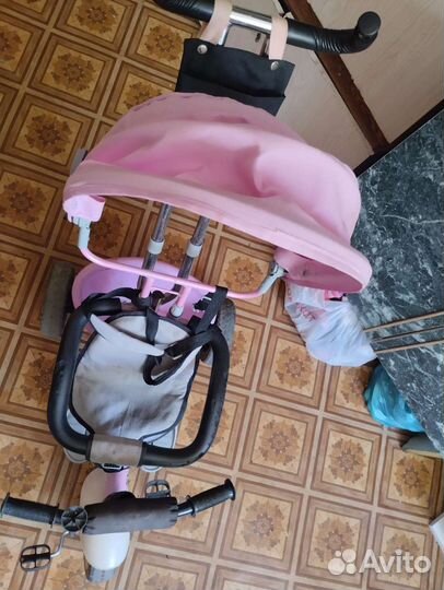 Внлосипед- коляска детский