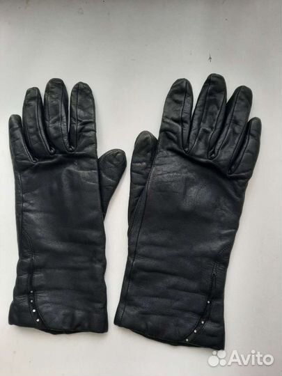 Перчатки женские кожаные 7.5
