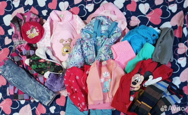 Вещи пакетом на девочку 86-92