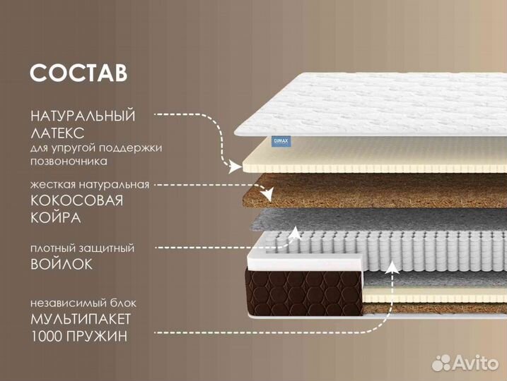 Матрас Мистер Слип Премиум Плюс 26 S1000 27(90х200)